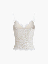 Floral Lace Zippered Top